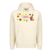 Sandshell fueled by ıced coffee and anxiety Premium Hoodie - TumblerDesignByShophia