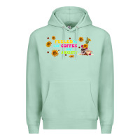Seafoam fueled by ıced coffee and anxiety Premium Hoodie - TumblerDesignByShophia