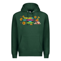 Sports Green fueled by ıced coffee and anxiety Premium Hoodie - TumblerDesignByShophia