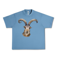 Pebble Blue spanish goat face Urban Heavy Tee - LillyAllenDesigns