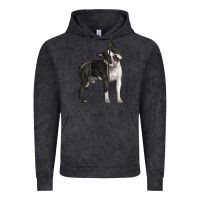Vintage Black Boston Terrier Vintage Hoodie - LillyAllenDesigns