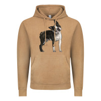 Vintage Camel Boston Terrier Vintage Hoodie - LillyAllenDesigns
