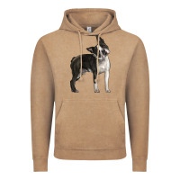 Vintage Coffee Boston Terrier Vintage Hoodie - LillyAllenDesigns