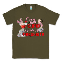Army Green even cupid need a margarita Classic Tee - MaliasSmallBusiness