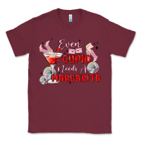 Burgundy even cupid need a margarita Classic Tee - MaliasSmallBusiness