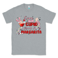 Heather Grey even cupid need a margarita Classic Tee - MaliasSmallBusiness