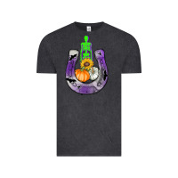 Vintage Black horseshoe halloween Vintage Tee - AdoDesignShop