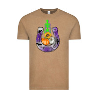 Vintage Coffee horseshoe halloween Vintage Tee - AdoDesignShop