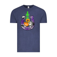 Vintage Denim horseshoe halloween Vintage Tee - AdoDesignShop