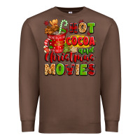 Chestnut hot cocoa and christmas movies Premium Sweatshirt - texasbilliewilder