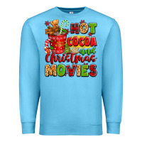 Hot Cocoa And Christmas Movies Premium Sweatshirt | Teevron