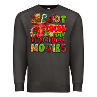 Smoke hot cocoa and christmas movies Premium Sweatshirt - texasbilliewilder