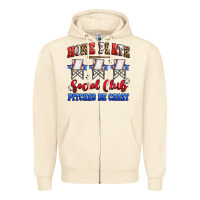 Sandshell home plate social club pitches be crazy Zipper Hoodie - Artiststas