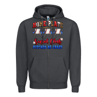 Smoke home plate social club pitches be crazy Zipper Hoodie - Artiststas