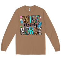 Toasted Coconut wife mom nurse Long Sleeve Tee - NancyCooperArtShop