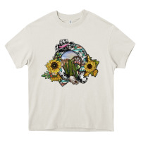 Cream western horseshoe Heavy Core Tee - SublimationCraftShop
