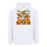 White Pray Till The Cows Come Home Heavyweight Hoodie - texasbilliewilder