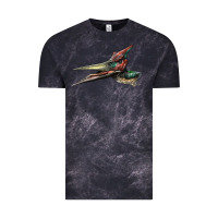 Cloud Black Pteranodon Face Vintage Tee - LillyAllenDesigns
