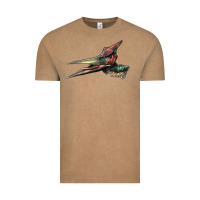 Vintage Coffee Pteranodon Face Vintage Tee - LillyAllenDesigns
