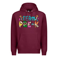Burgundy team pre k Premium Hoodie - JahusDesignShop