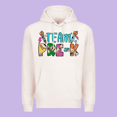 Team Pre K Premium Hoodie Designed By Jahusdesignshop