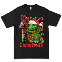 Black my first christmas dragon Premium Tee - FaDigitalArtStudio