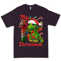 Plum my first christmas dragon Premium Tee - FaDigitalArtStudio