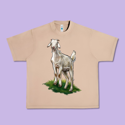 Kiko Goat Urban Heavy Tee Designed By Lillyallendesigns