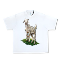 White Kiko Goat Urban Heavy Tee - LillyAllenDesigns