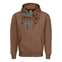 Chestnut he has taken my brokenness and turned it into my p Zipper Hoodie - Artiststas