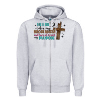 Heather Grey he has taken my brokenness and turned it into my p Zipper Hoodie - Artiststas