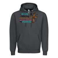 Smoke he has taken my brokenness and turned it into my p Zipper Hoodie - Artiststas