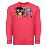 Cardinal 80s made 90s raised messy bun Premium Sweatshirt - texasbilliewilder