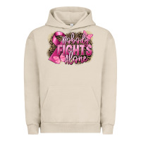 Pigment French Oak Nobody fights alone Cancer Urban Hoodie - FaDigitalArtStudio