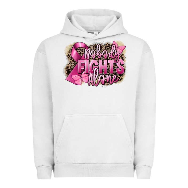 Nobody Fights Alone Cancer Urban Hoodie by FaDigitalArtStudio | Teevron