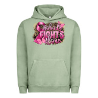 Pigment Oil Green Nobody fights alone Cancer Urban Hoodie - FaDigitalArtStudio