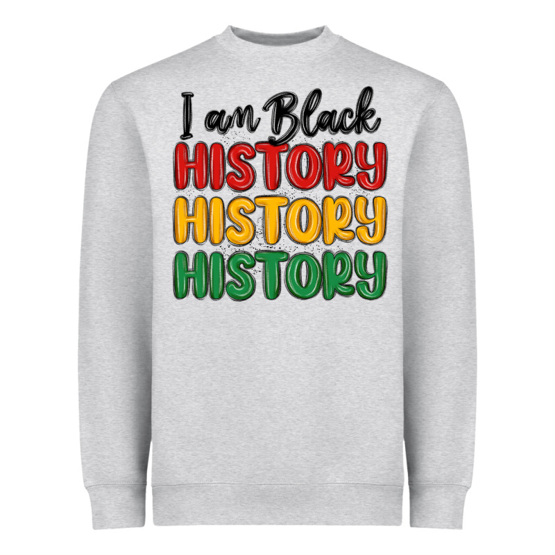 I Am Black History Heavyweight Sweatshirt by MaliasSmallBusiness | Teevron