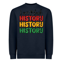 Navy i am black history Heavyweight Sweatshirt - MaliasSmallBusiness