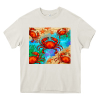 Cream crab Heavy Core Tee - BarkalooDesign