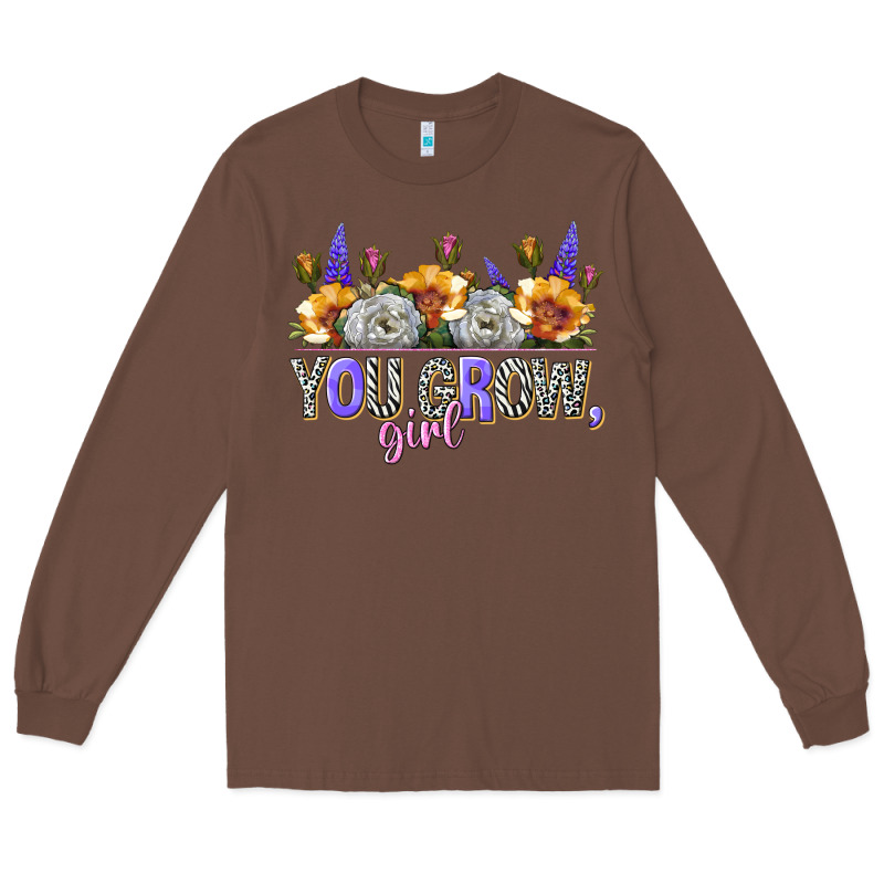 You Grow Girl Long Sleeve Tee by NancyCooperArtShop | Teevron