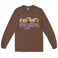 Chestnut you grow girl Long Sleeve Tee - NancyCooperArtShop