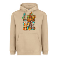 Mushroom Love Turkey Thanksgiving Heavyweight Hoodie - texasbilliewilder