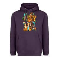 Plum Love Turkey Thanksgiving Heavyweight Hoodie - texasbilliewilder
