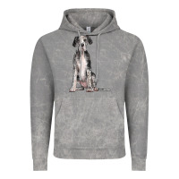 Cloud Rock Great Dane Dog Vintage Hoodie - LillyAllenDesigns