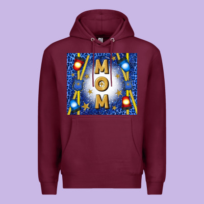 Police Mom Mother’s Day Premium Hoodie Designed By Tumblerdesignbyshophia