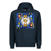 Navy police mom mother’s day Premium Hoodie - TumblerDesignByShophia