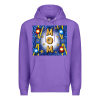 Purple police mom mother’s day Premium Hoodie - TumblerDesignByShophia