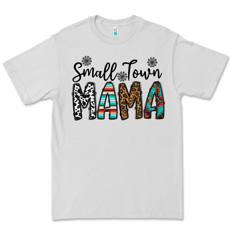 Small Town Mama Premium Tee by CowhideDigitalArt | Teevron