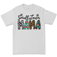 Dove Grey small town mama Premium Tee - CowhideDigitalArt