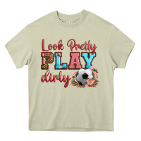 Mossy look pretty play dirty soccer Heavy Core Tee - HRA Design Shop